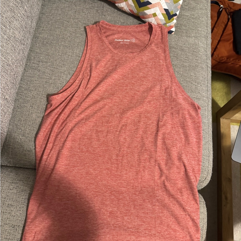 Outdoor Voices Coral Heather top, medium